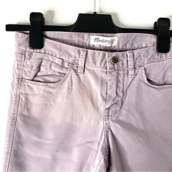 Madewell Lilac Purple Skinny Ankle Pants - Picture 8 of 9